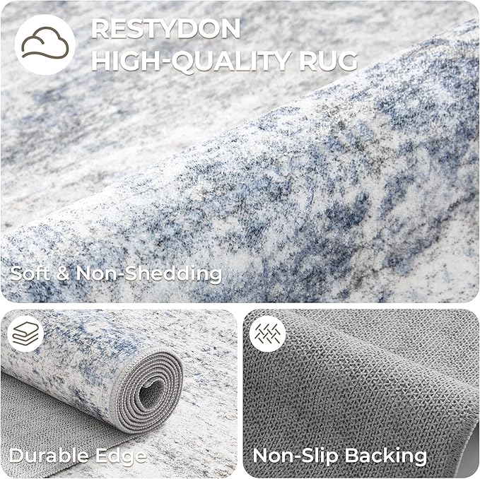 Washable Runner Rug 2.5x12, Non-Slip Long Bathroom Rugs Runner - Image 7