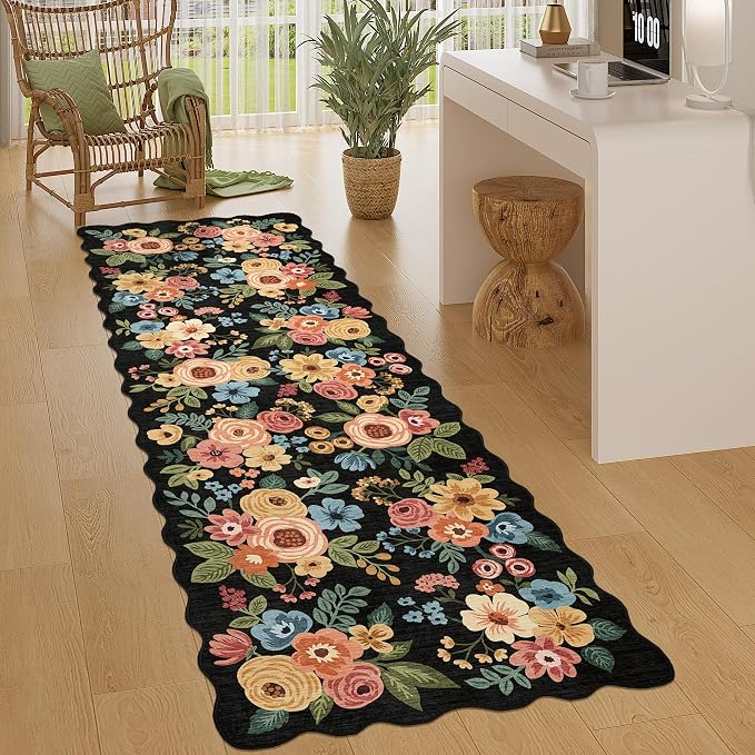 DUKINO 2x10 Runner Rug for Hallway, Washable Kitchen Rug - Image 3