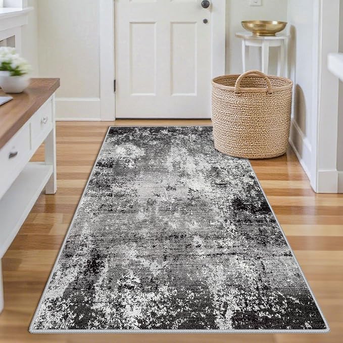 3x5 Washable Entryway Rug – Non-Slip Rubber Backed Small Area Rug - Image 4