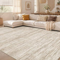 Nakagishi 10X12 Area Rugs Living Room: Washable Large Vintage Rug Neutral by NakagishiAreaRug