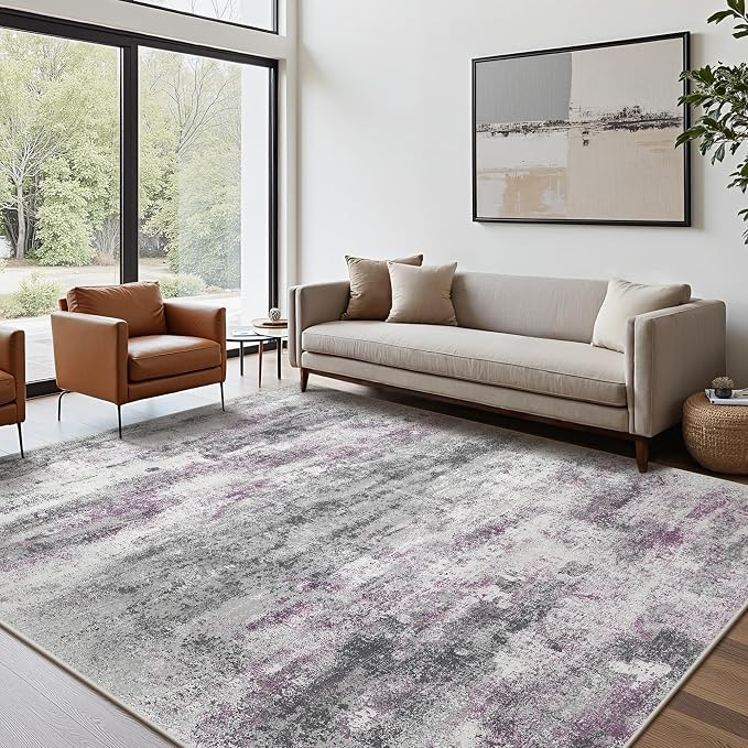 BEIMO Area Rugs 6x9 for Living Room Bedroom, Modern Abstract Machine Washable - Image 2