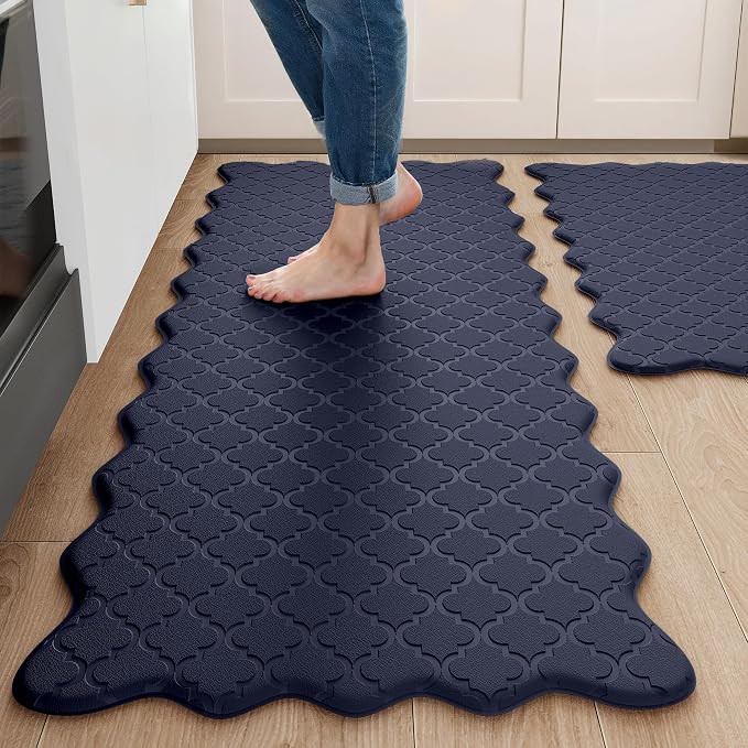 Arenarug Upgrade Scalloped Embossed Kitchen Mats by ArenaRug