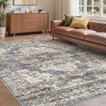befbee 5x7 Area Rugs for Living Room, Stain Resistant Neutral Washable Rugs for by Befbee