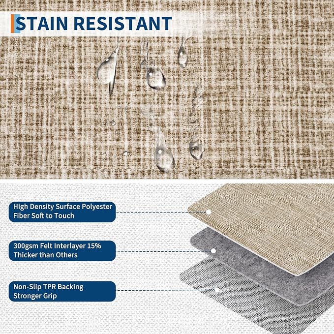 GarveeHome Modern Bordered 8x10 Area Rugs - Image 7