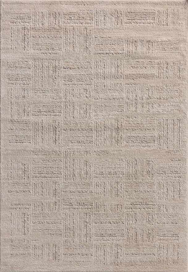Loloi Amber Lewis Monty Collection MOT-01 Ivory/Taupe 7'-10" x 10', .50" Pile - Image 3