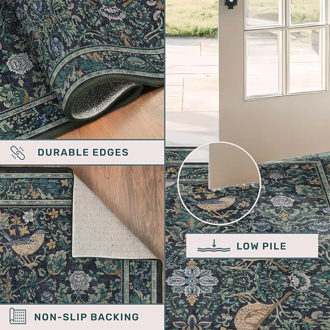Hazo Haus Boho Vintage 2'6"x8' 8ft Hallyway Long Runner Rug - Image 5