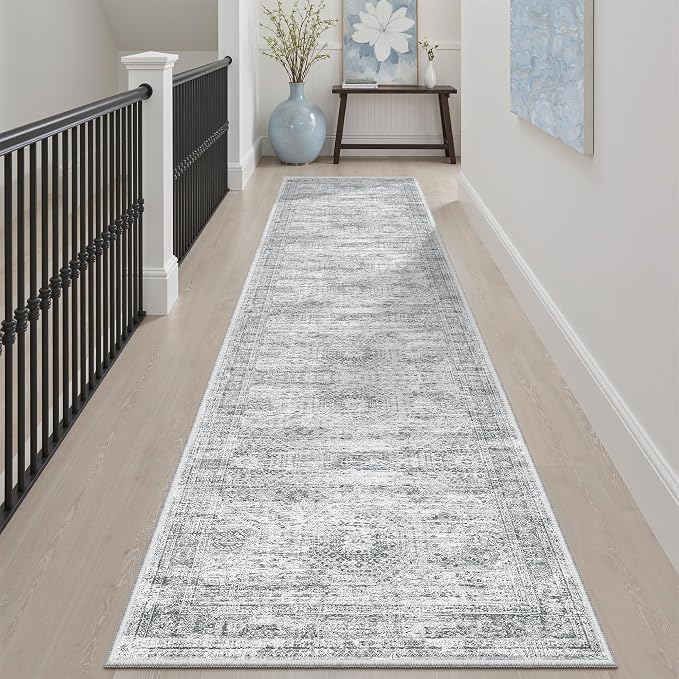 Soalmost Runner Rug 2'x8' Washable Non-Slip Runner Rugs - Image 3