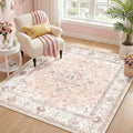 CAPALOCA Machine Washable Rugs Nursery Rug Sq5ft Cute Girl Non Slip Low Pile by CAPALOCA