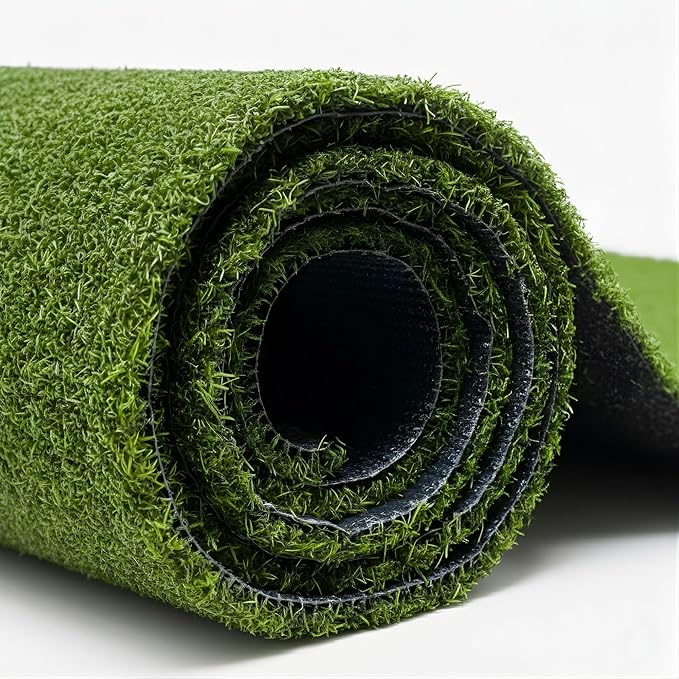 Ottomanson Artificial Grass Rug Pro 78" x 6', Indoor Outdoor Fake Grass Rug by Ottomanson