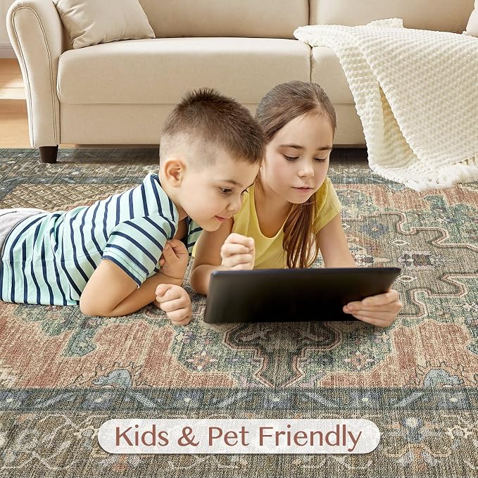 Tortania Area Rug Living Room Rugs - Image 8
