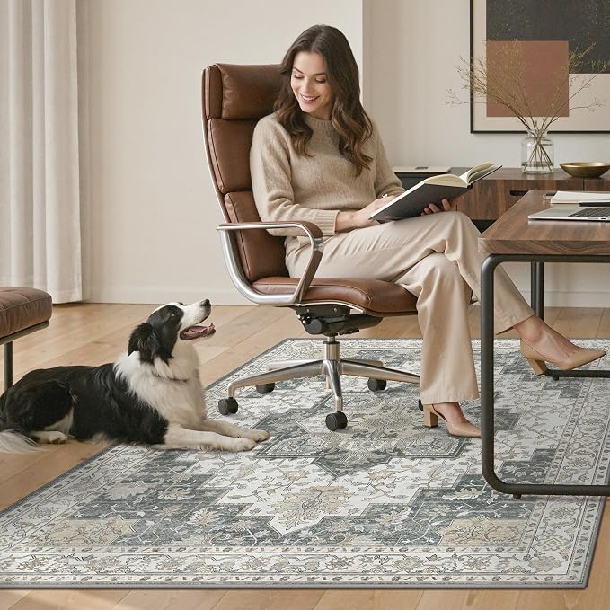 48"x72" Office Chair Mat for Hardwood Tile Floor, Under Desk Carpet Protector - Image 7