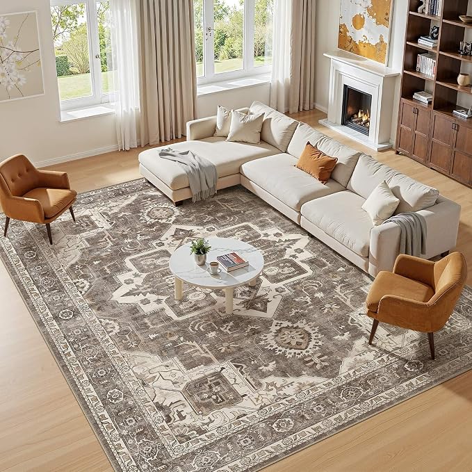 Washable 6x9 Area Rug for Living Room - Image 6
