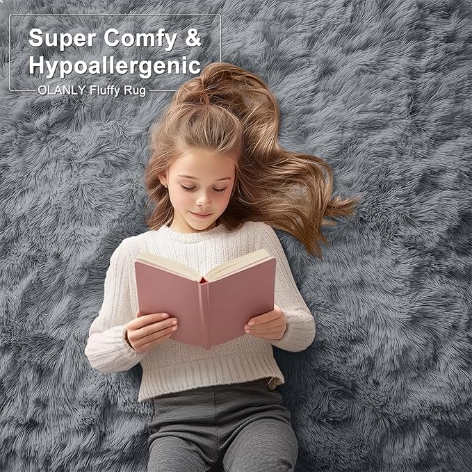 OLANLY 5x10 Machine Washable Large Area Rugs - Image 6