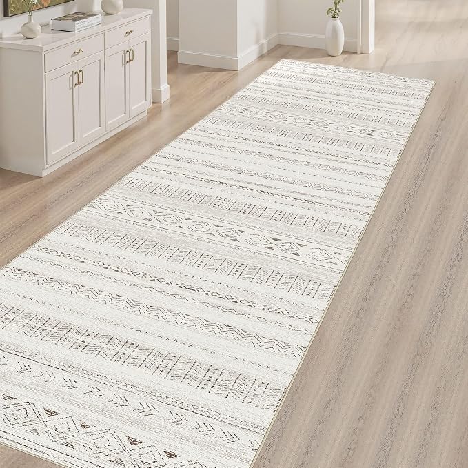 cotiled Hallway 2.6x10 Runner Rugs: Washable Boho Rugs - Image 7