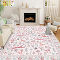 DUKINO 8x10 Rug, Washable Animal Living Room Rug by DUKINO