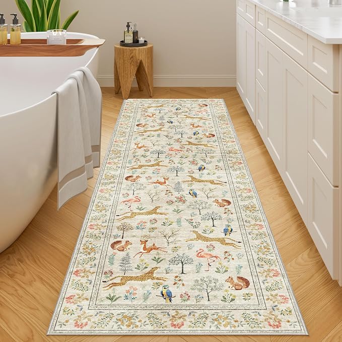 DUKINO 2x10 Rug for Hallway, Washable Kitchen Runner Rug - Image 9