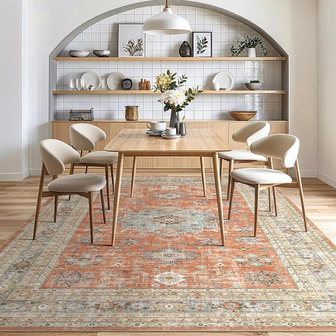 Vintage Living Room Area Rug 6x9 - Image 7