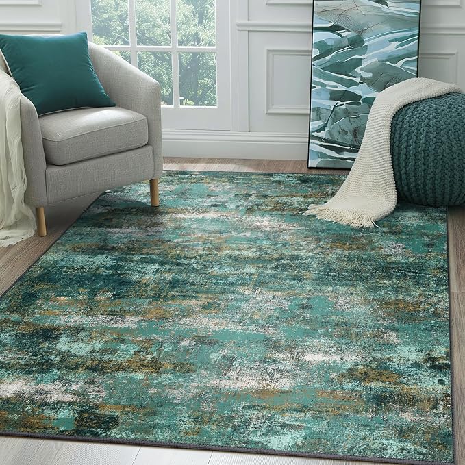 BEIMO Area Rugs 6x9 for Living Room Bedroom, Modern Abstract Machine Washable by BEIMO