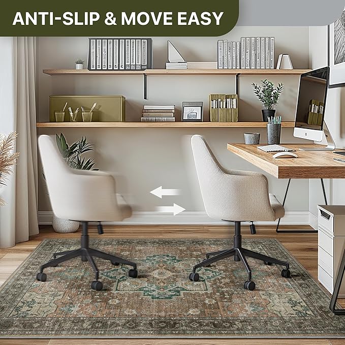 36"x48" Office Chair Mat for Hardwood Tile Floor, Under Desk Carpet Protector - Image 5