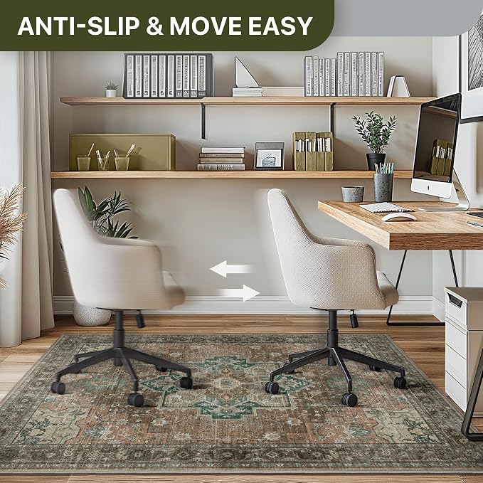 48"x60" Office Chair Mat for Hardwood Tile Floor, Under Desk Carpet Protector - Image 5