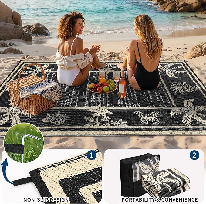 Garvee Outdoor Rug 8x10 Waterproof - Image 6