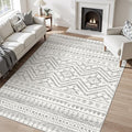 Miukiki 5x7 Area Rug for Living Room Moroccan Washable Rugs Non Slip Indoor by Miukiki