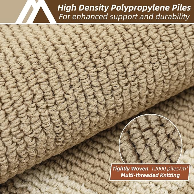 COSY HOMEER Kitchen Rugs Sets 2PCS, Non-Slip Washable Kitchen Mats - Image 3