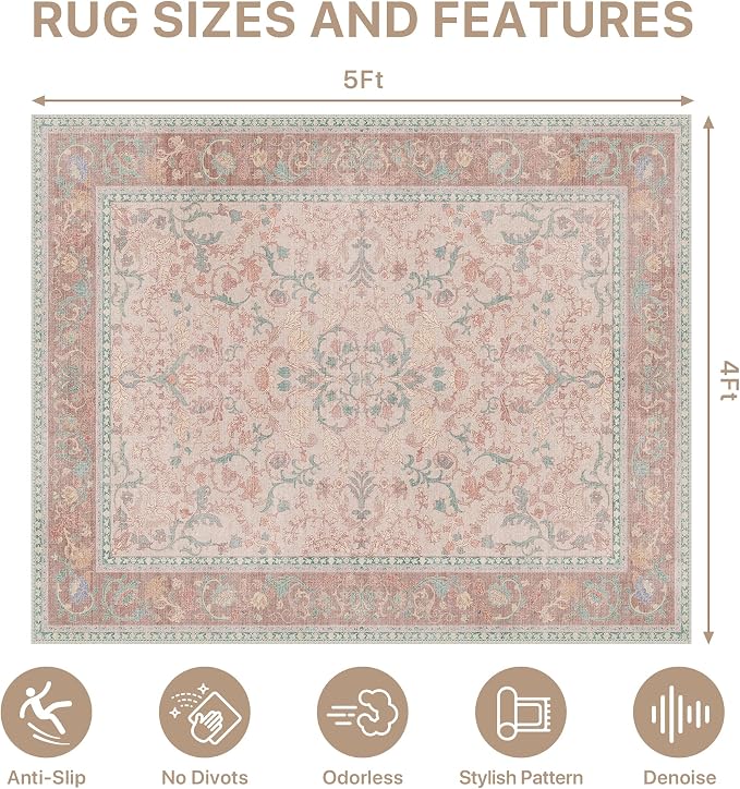 48"x60" Office Chair Mat for Hardwood Tile Floor, Under Desk Carpet Protector - Image 9