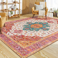 Moynesa Ultra-Thin Pink Area Rug by Moynesa