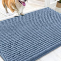OLANLY Dog Door Mat for Muddy Paws 34x21, Ultra Absorbent Chenille Mud Doormat by OLANLY