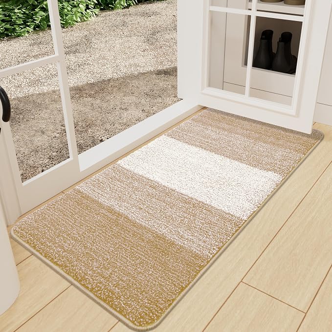 Kitinjoy Indoor Outdoor Door Mat, 71x24 Non-Slip Absorbent Dirt Trapper by Kitinjoy