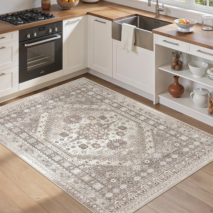 befbee 4x6 Rugs for Living Room Bedroom, Non-Slip Washable Rug, Stain Resistant - Image 8