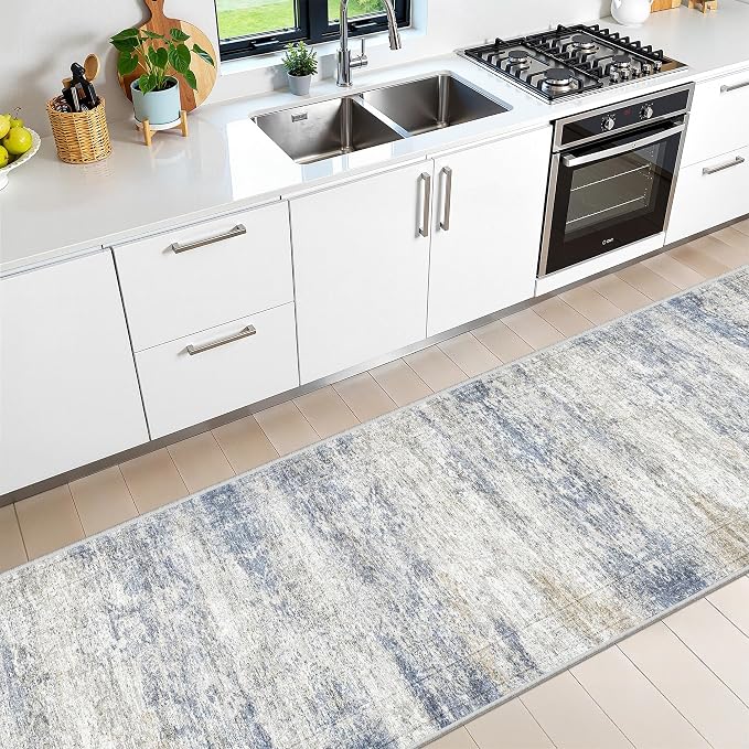 Washable Runner Rug 2.5x12, Non-Slip Long Bathroom Rugs Runner - Image 5