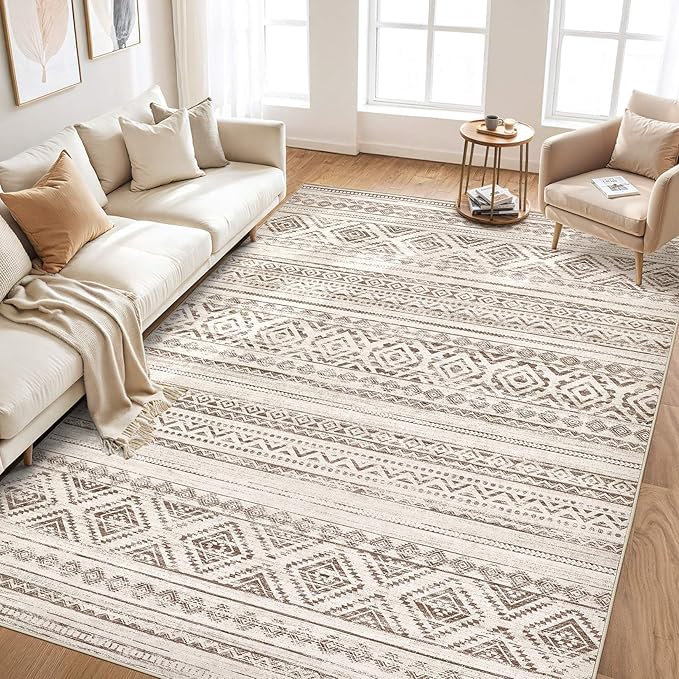 cotiled 7x9 Area Rugs Living Room Rug: Washable Boho Rugs - Image 5