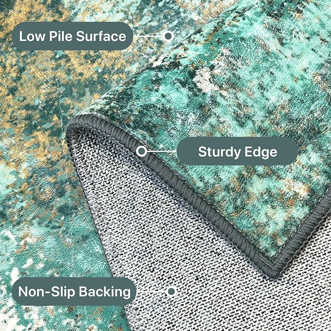 BEIMO Area Rugs 6x9 for Living Room Bedroom, Modern Abstract Machine Washable - Image 8