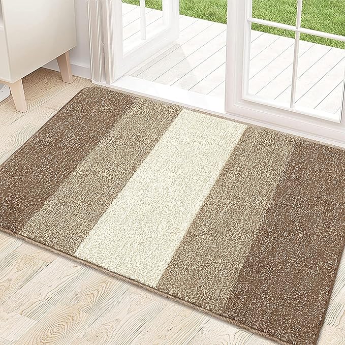 Kitinjoy Indoor Outdoor Door Mat, 32x20 Non-Slip Absorbent Dirt Trapper by Kitinjoy