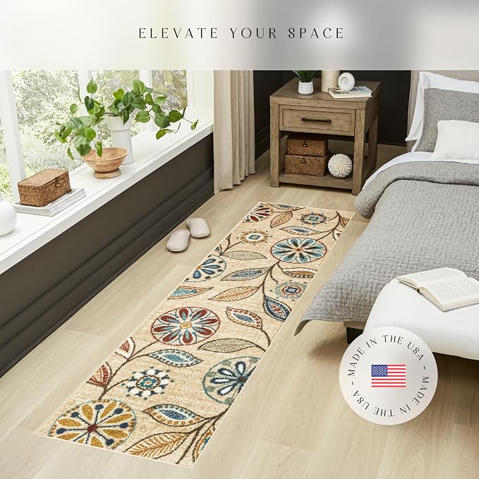 Maples Rugs Reggie Floral Runner Rug - Image 2
