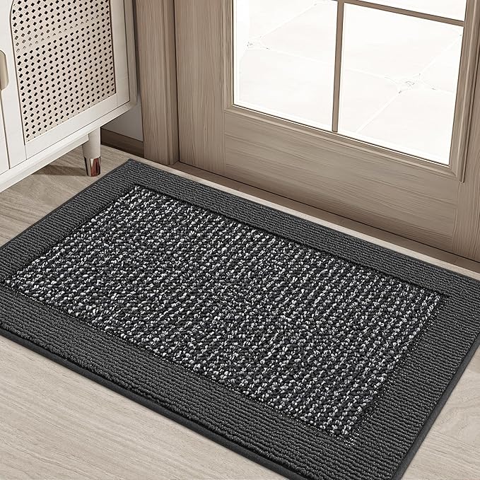 BEQHAUSE Indoor Door Mat 20" x 32", Dirt Trapper Door Mats Non-Slip Entryway by BEQHAUSE