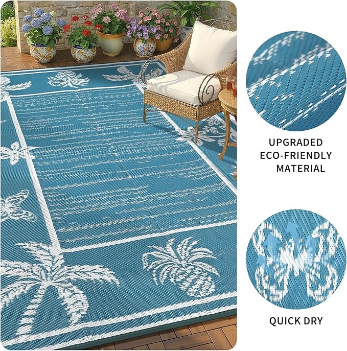 Garvee Outdoor Rug 5x8 Waterproof - Image 6