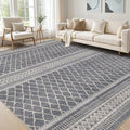 cotiled 9x12 Area Rugs Living Room Rug: Washable Boho Rugs by COTILED