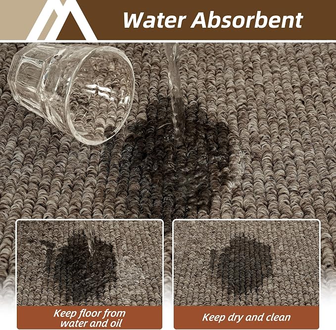 COSY HOMEER Kitchen Rugs Non-Slip 24x35/24x60 Inch Thick Polypropylene Standing - Image 5