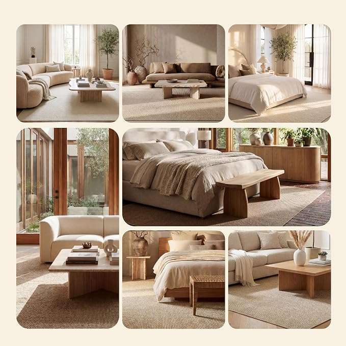 Bedsure 9x12 Faux Wool Area Rugs - Image 6