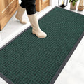 OLANLY Front Door Mat Outside Entrance 59x23, Heavy Duty Sturdy Natural Rubber by OLANLY