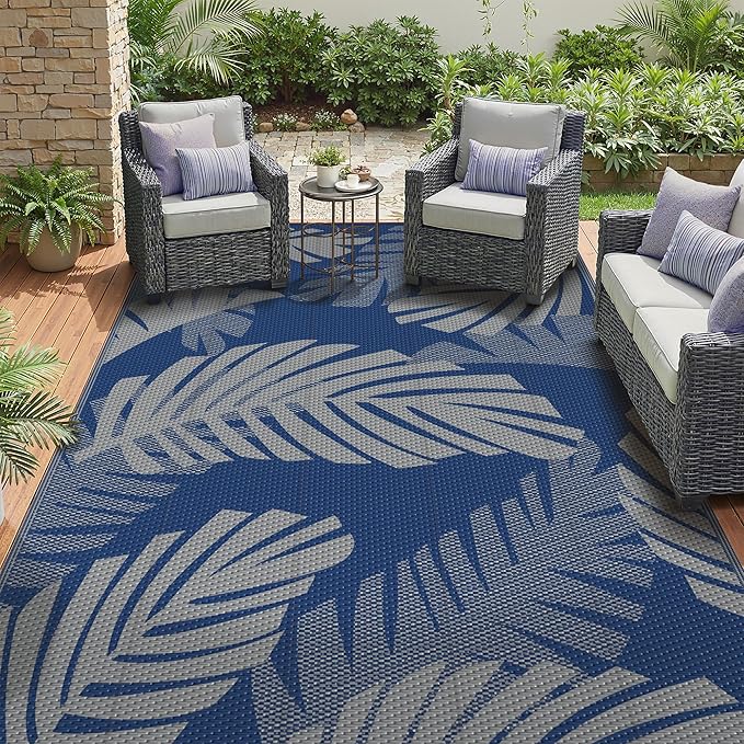 GENIMO Waterproof Outdoor Rug 6' x 9' by GENIMO