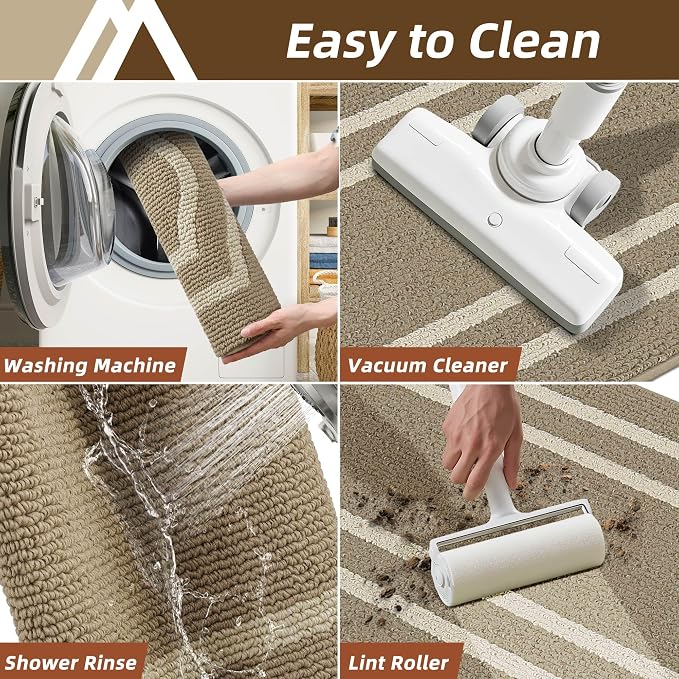 COSY HOMEER Kitchen Rugs and Mats 24"x48" Non Slip Kitchen Mats - Image 6