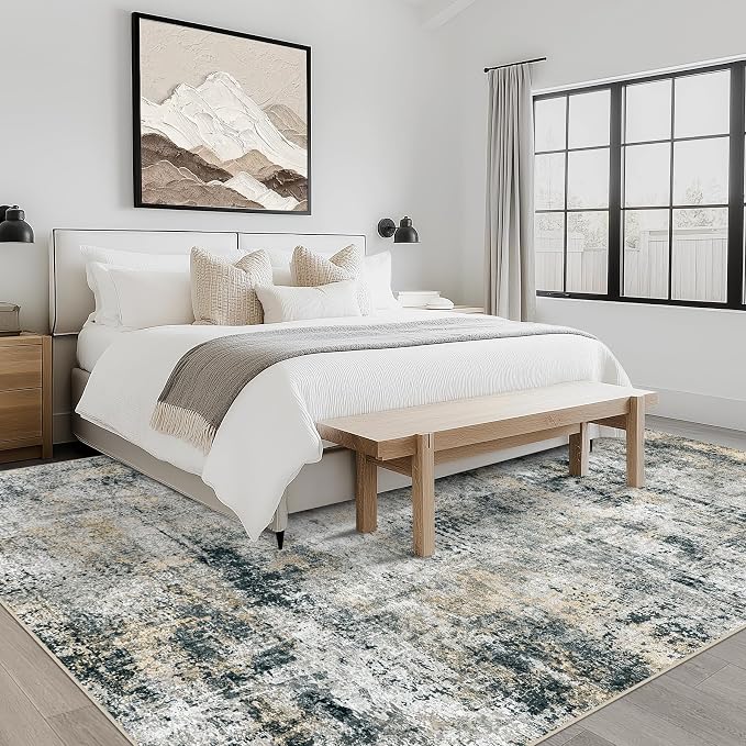Area Rug Living Room Rugs: 5x7 Washable Rug - Image 3