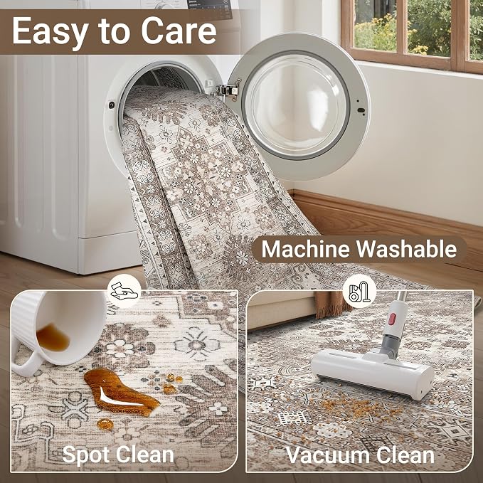 befbee Washable Rug 8x10 Area Rugs - Image 5
