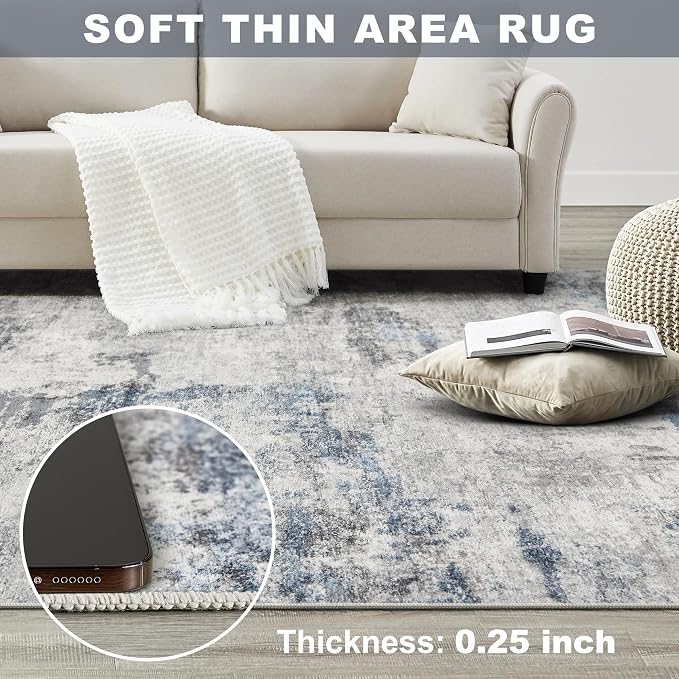 DMOYEST 12x15 Area Rug for Living Room, Washable & Non Slip Large Indoor Carpet - Image 5