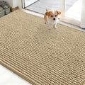 OLANLY Dog Door Mat for Muddy Paws 48x30, Ultra Absorbent Chenille Mud Doormat by OLANLY