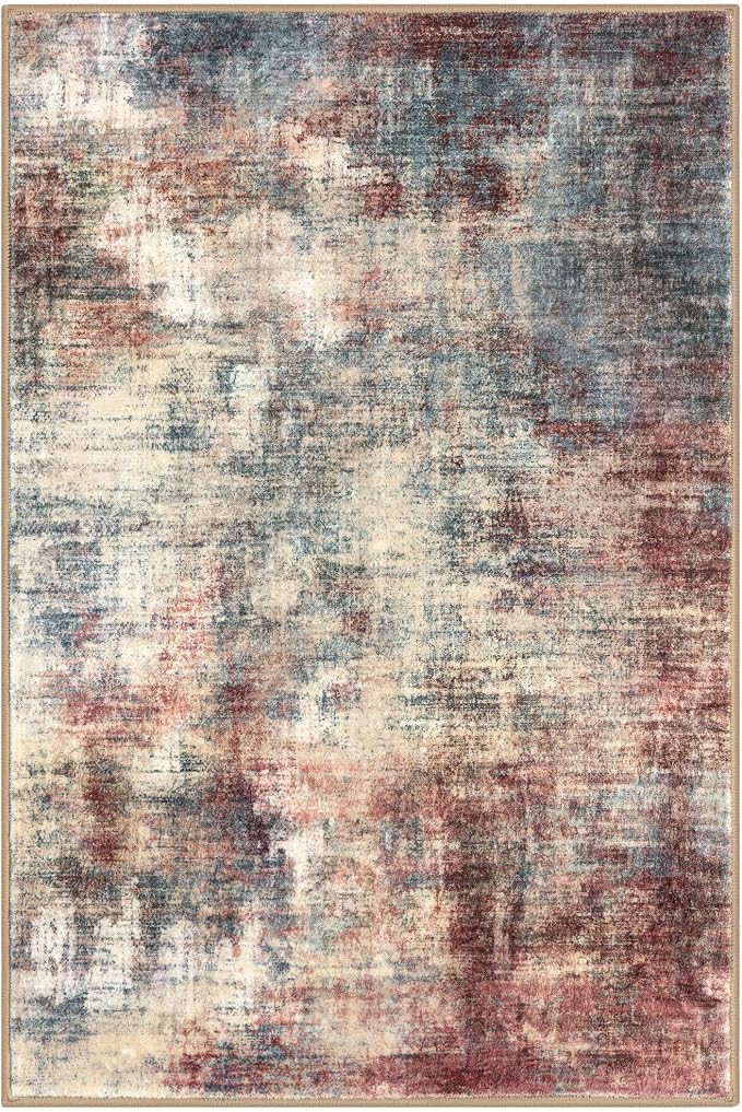 IOHOUZE Abstract Area Rug 3x5 Ft Washable Rugs - Image 9
